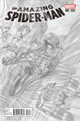 Amazing Spider-Man Vol 4 #1 Cover M Incentive Alex Ross Sketch Cover